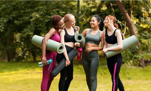 Как отличить переднюю часть коврика для йоги от задней?